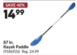 Princess Auto 87 in. Kayak Paddle offer