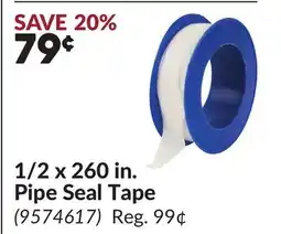 Princess Auto 1/2 x 260 in. Pipe Seal Tape offer