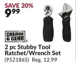 Princess Auto 2 pc Stubby Tool Ratchet/Wrench Set offer