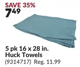 Princess Auto 5 pk 16 x 28 in. Huck Towels offer