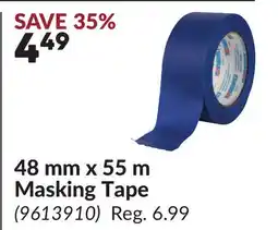 Princess Auto 48 mm x 55 m Masking Tape offer