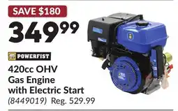 Princess Auto 420cc OHV Gas Engine with Electric Start offer