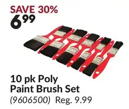 Princess Auto 10 pk Poly Paint Brush Set offer