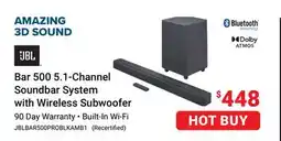 Visions Electronics Bar 500 5.1-Channel Soundbar System with Wireless Subwoofer offer