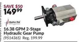 Princess Auto 16.38 GPM 2-Stage Hydraulic Gear Pump offer