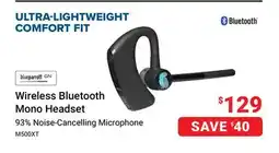 Visions Electronics Blueparrott Wireless Bluetooth Mono Headset offer
