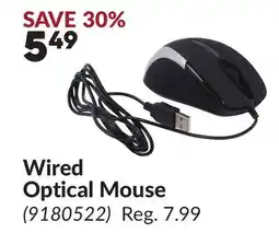 Princess Auto Wired Optical Mouse offer