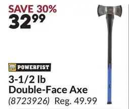 Princess Auto 3-1/2 lb Double-Face Axe offer