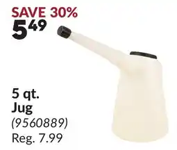 Princess Auto 5 qt. Jug offer