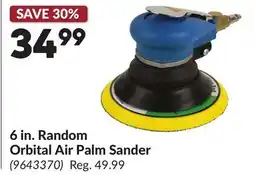 Princess Auto 6 in. Random Orbital Air Palm Sander offer