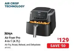 Visions Electronics NINJA Air Fryer Pro 4-in-1 (4.7L) offer