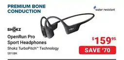 Visions Electronics Shokz OpenRun Pro Sport Headphones offer