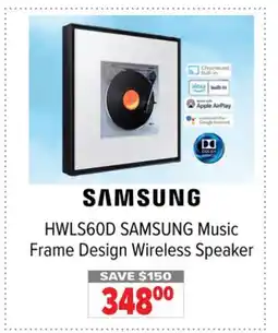 2001 Audio Video HWLS60D SAMSUNG Music Frame Design Wireless Speaker offer
