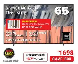 Visions Electronics SAMSUNG LS03HE 4K Smart Frame TV offer