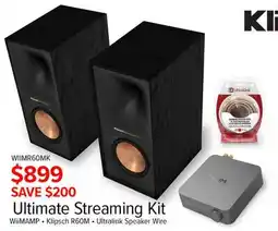 2001 Audio Video WIIMR60MK Klipsch Ultimate Streaming Kit offer