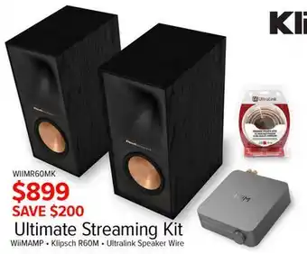 2001 Audio Video WIIMR60MK Klipsch Ultimate Streaming Kit offer