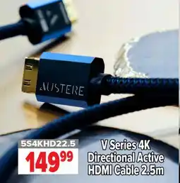 2001 Audio Video 5S4KHD225 Austere V Series 4K Directional Active HDMI Cable 2.5m offer