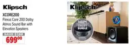 2001 Audio Video XCORE200 Klipsch Flexus Core 200 Dolby Atmos Sound Bar with Elevation Speakers offer
