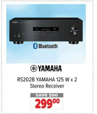 2001 Audio Video RS202B YAMAHA 125 W x 2 Stereo Receiver offer