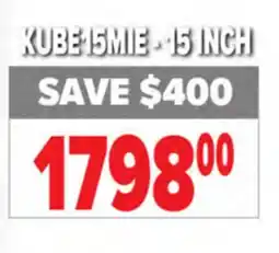 2001 Audio Video KUBE15MIE KEF 15 INCH Powered Subwoofers offer
