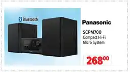 2001 Audio Video SCPM700 Panasonic Compact Hi-Fi Micro System offer