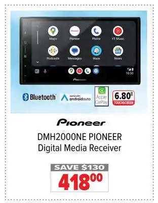 2001 Audio Video DMH2000NE PIONEER Digital Media Receiver offer
