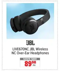 2001 Audio Video JBL LIVE670NC JBL Wireless NC Over-Ear Headphones offer