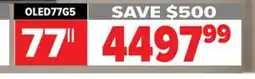 2001 Audio Video OLED77G5 LG 77 evo AI G5 4K Smart TV 2025 offer