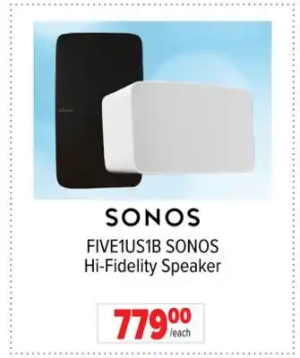 2001 Audio Video FIVE1US1B SONOS Hi-Fidelity Speaker offer
