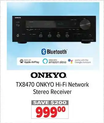 2001 Audio Video TX8470 ONKYO Hi-Fi Network Stereo Receiver offer
