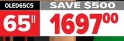 2001 Audio Video OLED65C5 LG 65 OLED evo AI C5 4K Smart TV 2025 offer