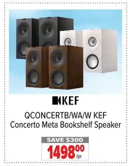 2001 Audio Video KEF Concerto Meta Bookshelf Speaker offer