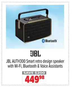 2001 Audio Video AUTH300 JBL Smart retro design speaker with Wi-Fi, Bluetooth & Voice Assistants offer