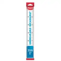 Staples Unbreakable Ruler with Double Graduation12/30 cm offer