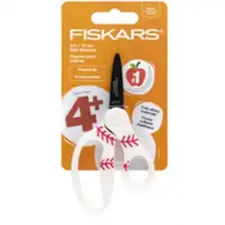 Staples Fiskars 5 Pointed-tip Non-Stick MVP Scissors - Baseball offer