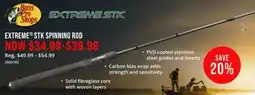Cabela's BASS PRO SHOPS EXTREME STK SPINNING ROD offer
