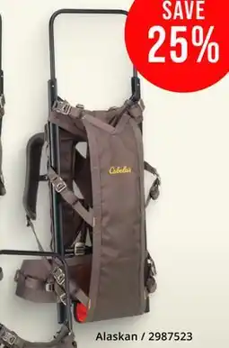 Cabela's VERSAHUNT FRAMES Alaskan offer