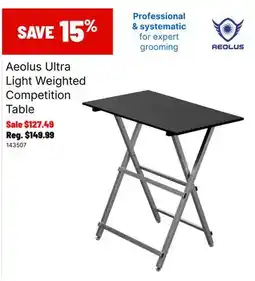 Ren’s Pets Depot Aeolus Ultra Light Weighted Competition Table offer