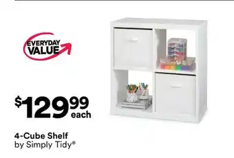 Michaels 4-Cube Shelf by Simply Tidy offer
