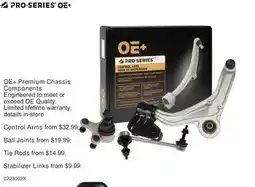 PartSource OE+ Control Arms offer
