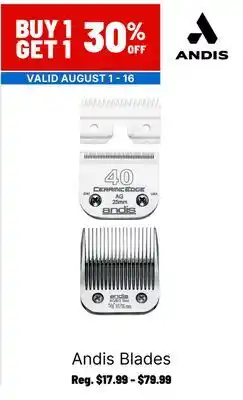 Ren’s Pets Depot Andis Blades offer