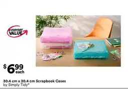 Michaels 30.4 cm x 30.4 cm Scrapbook Cases by Simply Tidy offer