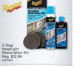 PartSource Meguiar's 2-Step Headlight Restoration Kit offer