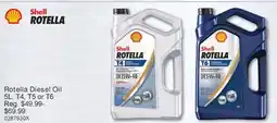 PartSource Rotella Diesel Oil 5L, T4, T5, or T6 offer