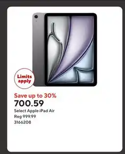 Staples Apple iPad Air 11 - M4 Chip - Wi-Fi - 128 GB - Space Grey offer