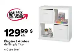 Michaels Étagère à 4 cubes de Simply Tidy offer