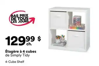 Michaels Étagère à 4 cubes de Simply Tidy offer