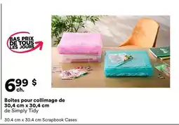 Michaels Boîtes pour collimage de 30,4 cm x 30,4 cm de Simply Tidy offer