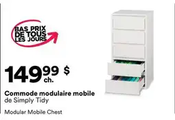 Michaels Commode modulaire mobile de Simply Tidy offer