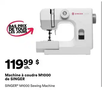 Michaels Machine à coudre M1000 de SINGER offer